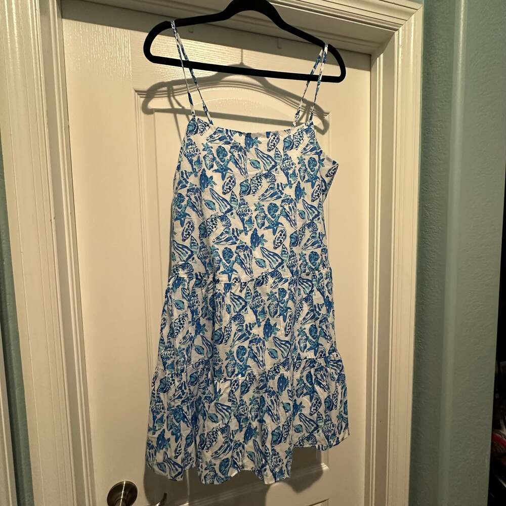 Lilly Pulitzer Alessia Dress Shell Collector Size Large NWT